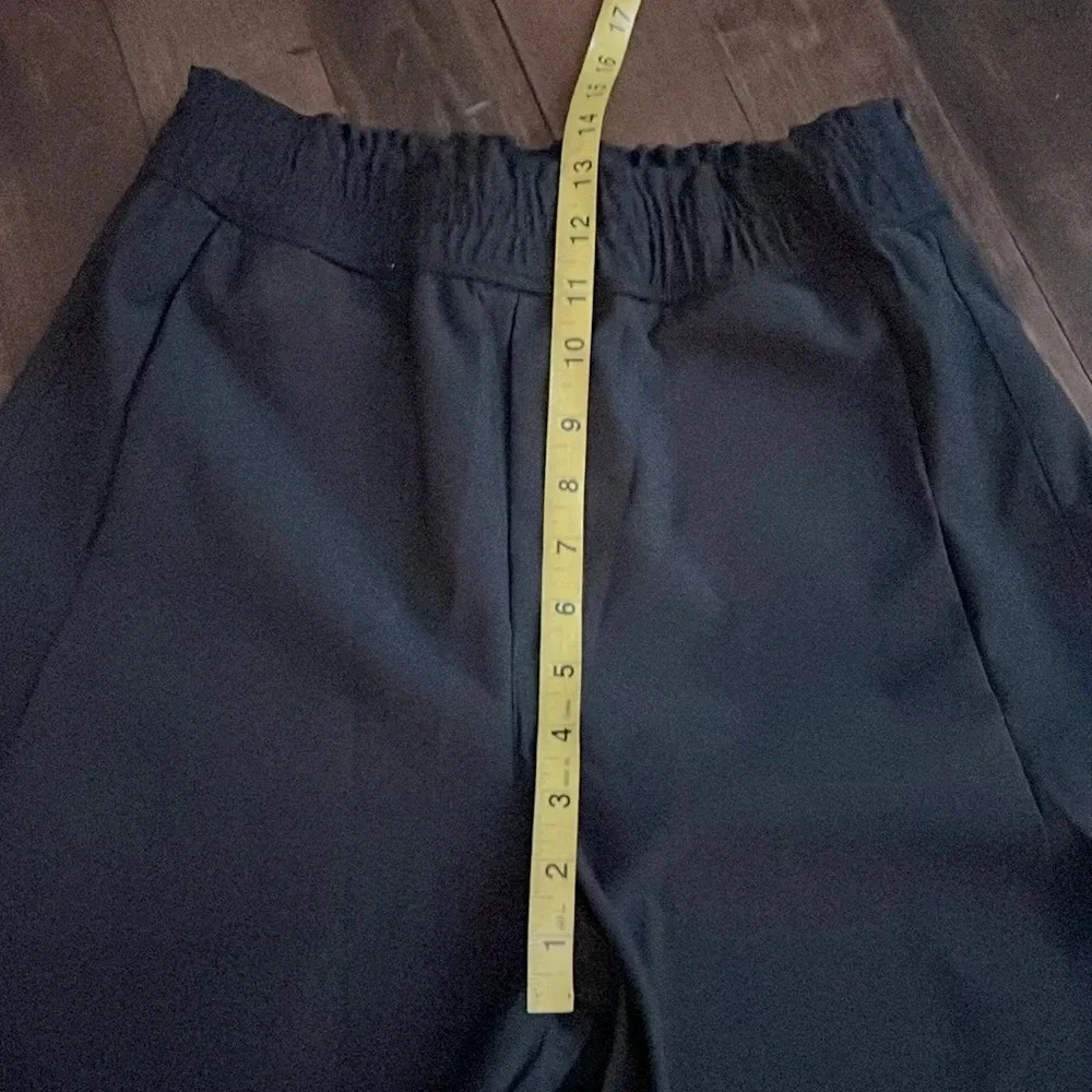 Zara joggers Black faux fly Elastic waist Women’s size M Leisure Activewear NWOT - Picture 5 of 10